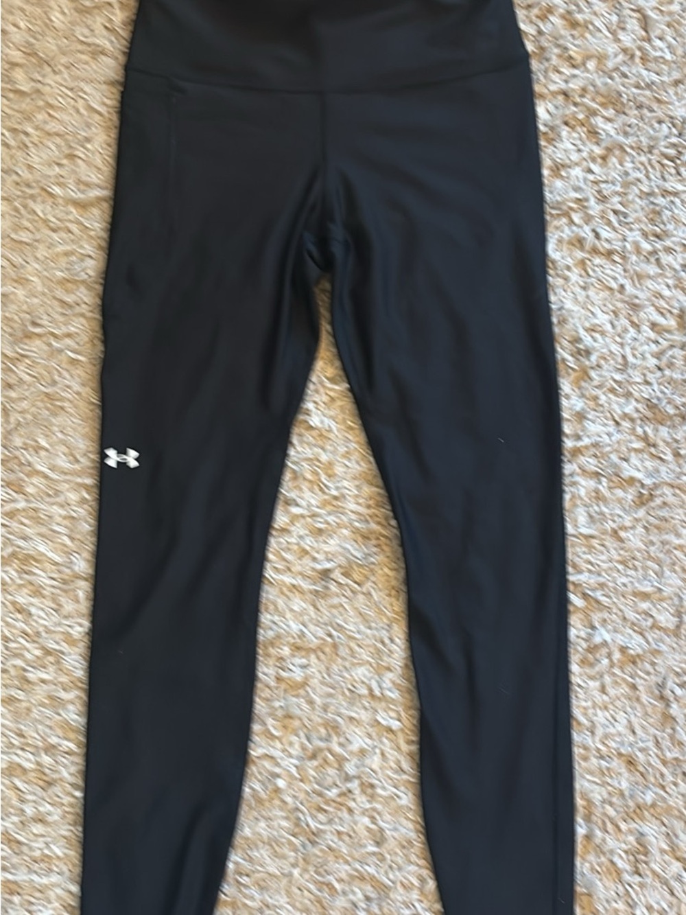 Under Armour Black Compression Leggings with Logo